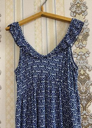Стильний літній сарафан, віскозна сукня міді, плаття2 фото