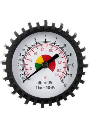 Манометр 63 мм до пістолета для підкачки коліс pt-0505 interto...