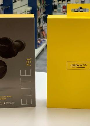 Нові навушники jabra elite 75t black
