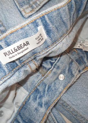 Джинси прямі вибілені belli fit pull&bear 365 фото