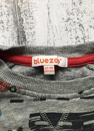 Крутая кофта свитшот свитер худи толстовка bluezoo 12-18мес2 фото