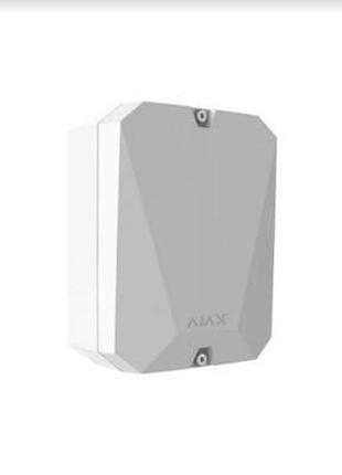 Ajax multitransmitter white модуль інтеграції сторонніх дротових пристроїв