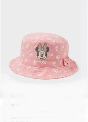 Нова котонова панамка бренду c&amp;a disney baby принт minnie mouse uk 80 eur 12