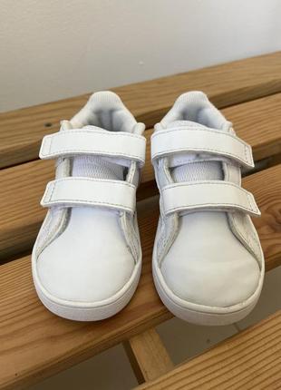 Кроссовки adidas grand court оригинал детские кроссовки для девочки белые девчачьи кроссовки адидас8 фото