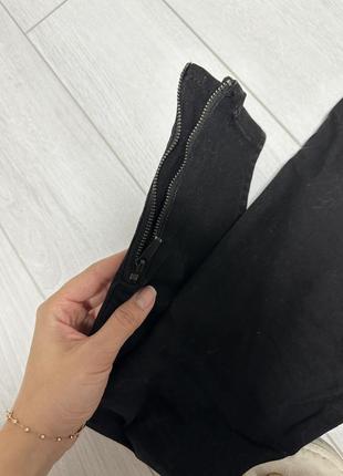 Черные брюки джинсы3 фото