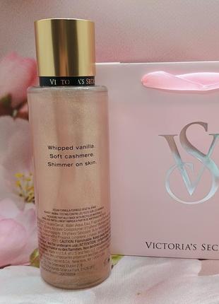 Парфюмированный мист для тела и волос bare vanilla shimmer victoria’s secret.2 фото