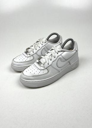 Оригинальные кожаные кроссовки nike air force 1