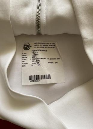 Новая брендовая белая кофта олимпийка размер л.2 фото