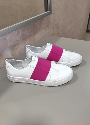 Кеды женские, кожа