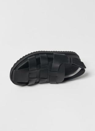 Босоніжки zara шкіра 32 337 фото