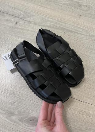 Босоніжки zara шкіра 32 333 фото