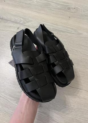 Босоніжки zara шкіра 32 332 фото