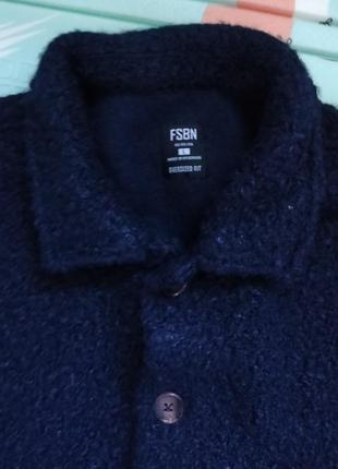 Польська куртка-сорочка баранчик марки fsbn чоловіча2 фото