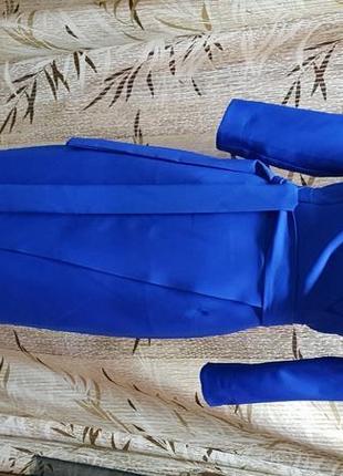 Стильне плаття. колір електрик і сіро-блакитне.розміри з 36 по 4