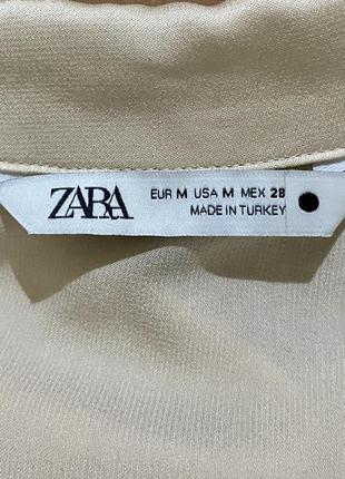 Сорочка зара zara блузка блуза3 фото