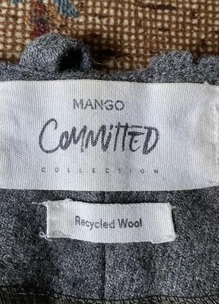 Mango штани штани вовна вовна манго recycled wool commi...5 фото