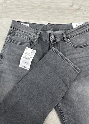 Мужские джинсы zara серые 464 фото