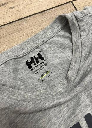 Мужская легкая летняя футболка бег лого helly hansen xl2 фото