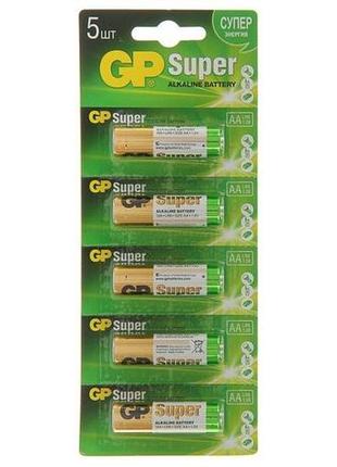 Gp super, aa, lr6-5bl, 1.5v