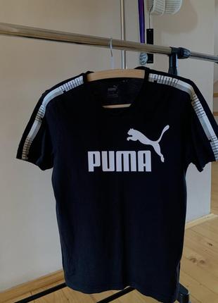 Футболка puma с лампасами