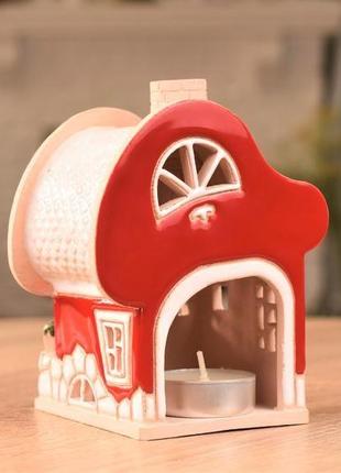 Керамічний будиночок-підсвічник "романтика"