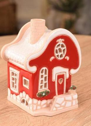 Керамічний будиночок-підсвічник "романтика"