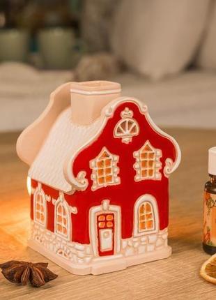 Керамический домик-подсвечник "барокко маленький"1 фото