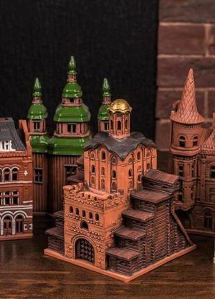 Керамический домик подсвечник "площа ринок 26" львов