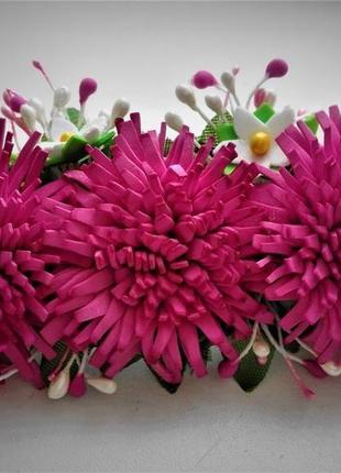 Заколка-автомат "астра"фоамиран