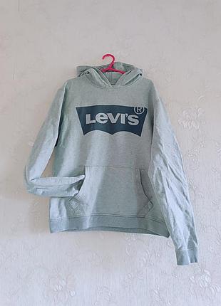 Худи с капюшоном levi's коттон на подростка 14-16 лет рост 158-170 см или на с