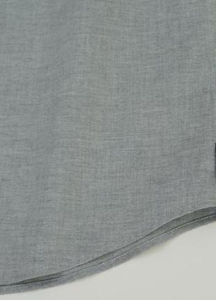 Классическая рубашка мужская с длинным рукавом серая хлопок walbusch размер 41/424 фото
