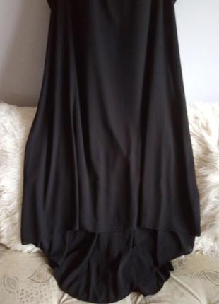 Нарядное черное платье с украшениями, р. 24/6xl3 фото