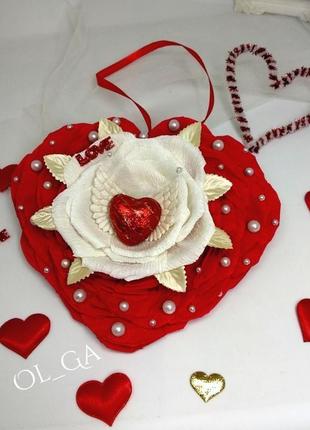 Сладкая подвеска "валентинка love "3 фото