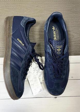 Кроссовки оригинал adidas gazelle indoor размер 44 2/3 28,5 cm натуральная кожа/замша + текстиль 📌новые📌