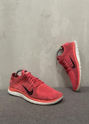 Беговые летние кроссовки кеды обуви nike free 4.0 flyknit