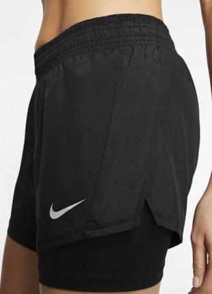 Спортивные двойные шорты nike2 фото