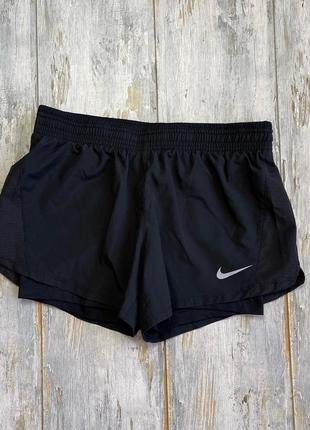 Спортивные двойные шорты nike5 фото