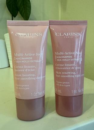 Дневной антиоксидантный крем против признаков старения clarins6 фото