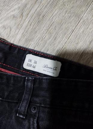 Мужские тёмно-серые джинсовые шорты / denim co / бриджи / мужская одежда / чоловічий одяг /2 фото