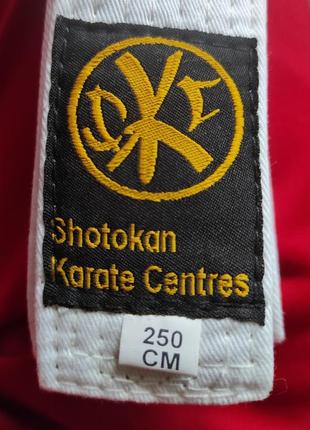 Пояс для кимоно "shotokan karate centres" карате4 фото