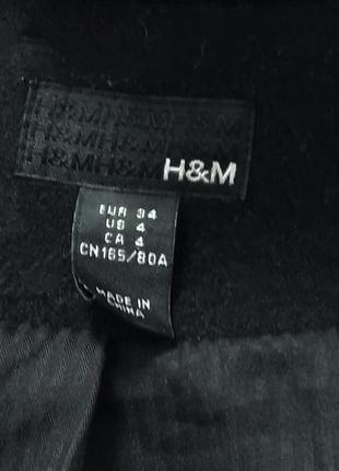 H&m, классический шерстяной тренч (80% шерсть), р-р xs5 фото