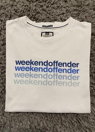 Футболка мужская с логотипом оригинал от weekend offender6 фото