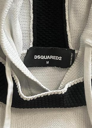 Dsquared2 оригинал кофта худи белая р. m4 фото