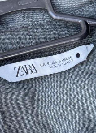 Сукня рубашка&nbsp;zara большого размера8 фото