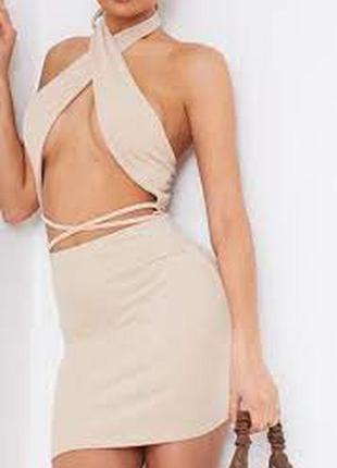 Нове стрейч. плаття "prettylittlething" р. 46