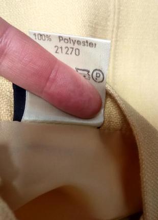 Юбка миди,45% шерсть,желто-слоломенного цвета р.42-l ,от your sixth sense9 фото