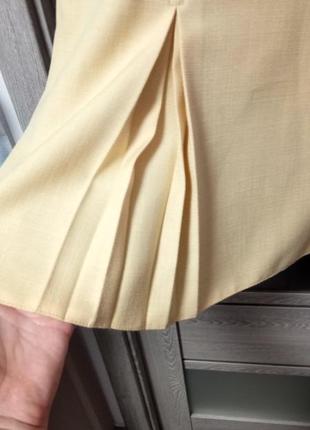 Юбка миди,45% шерсть,желто-слоломенного цвета р.42-l ,от your sixth sense2 фото