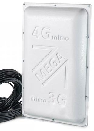 3g/4g lte gsm антена 3g/4g mega mimo 20 dbi + кабель для під'є...