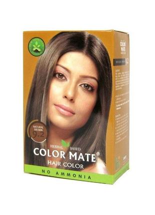 Хна для волосся натуральна color mate natural brown 5 х 15 м