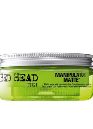 Віск tigi bed head manipulator matte для волосся сильна фіксац...